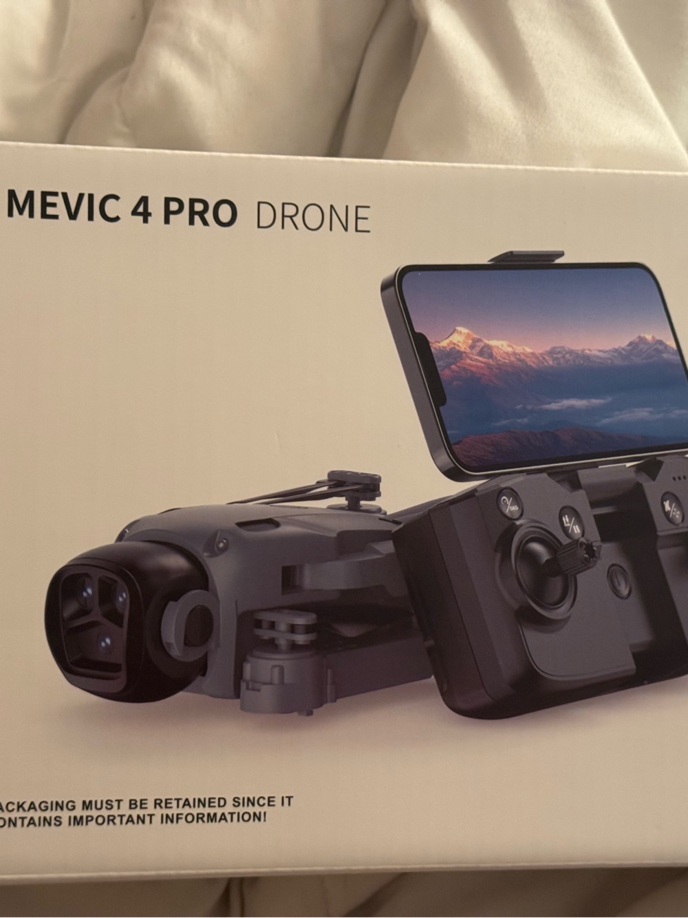 New in box Mevic 4 Pro Drone with HD camera